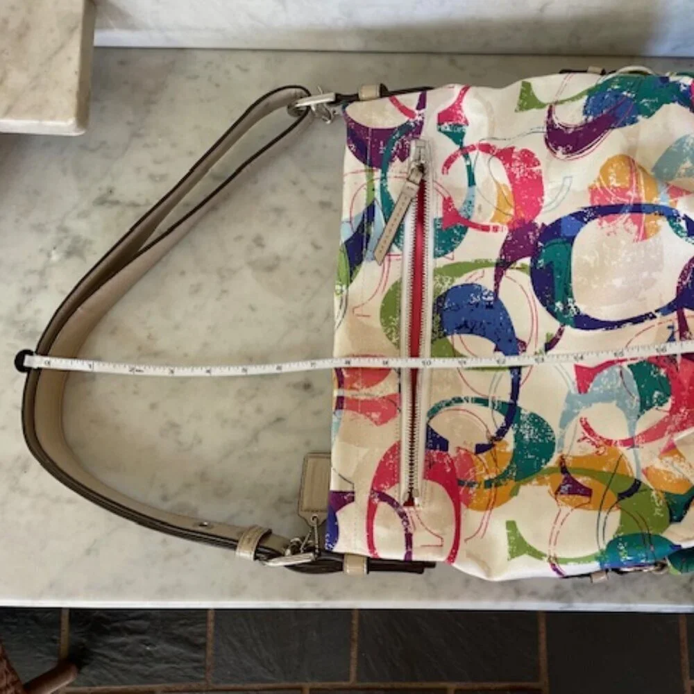 COACH Stamped Signature C Duffle Hobo Crossbody Shoulder Bag 31183E